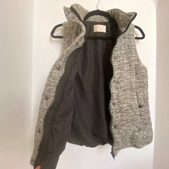Stitch Fix Skies Are Blue Wels Quilted Puffer Vest Gray Women’s Size Small 2028 - Picture 6 of 11
